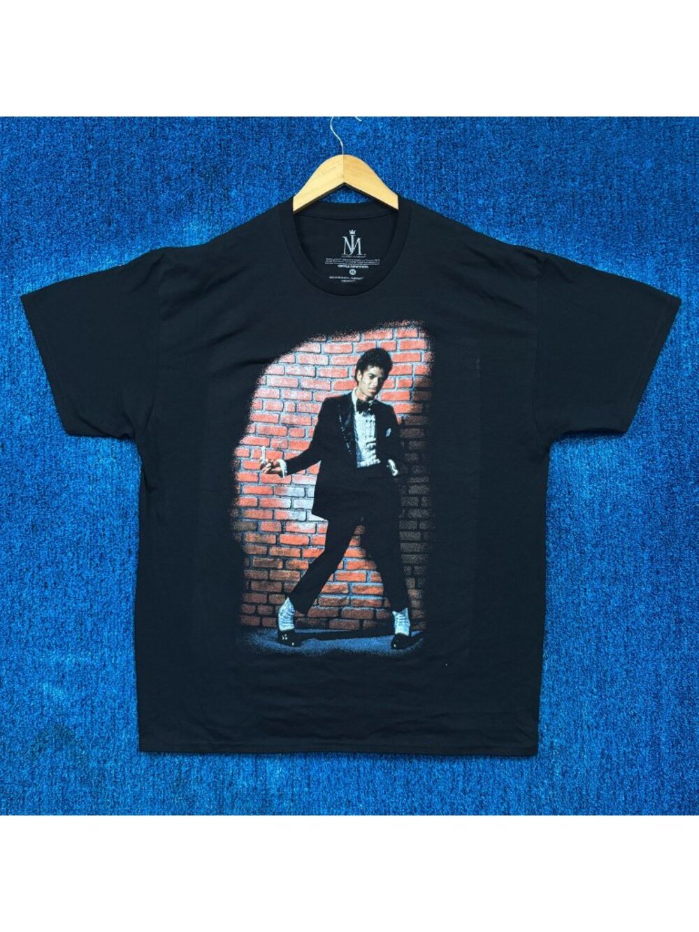 Michael Jackson Off The Wall Album Billie Jean Poster Tee XL